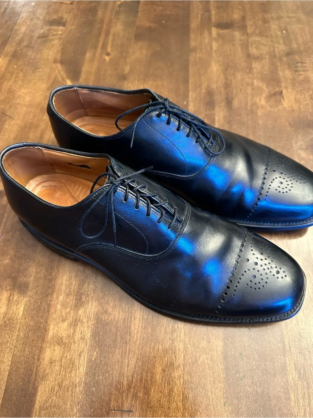 Allen Edmonds Dryden Oxford Dress Shoes Black Size 11